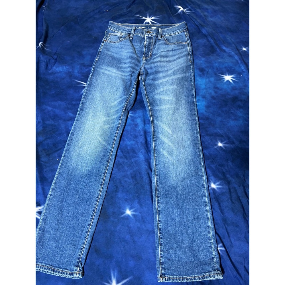 Old Navy Boys Straight Built-In Flex Jeans Medium Wash Size 14 Denim Pants
